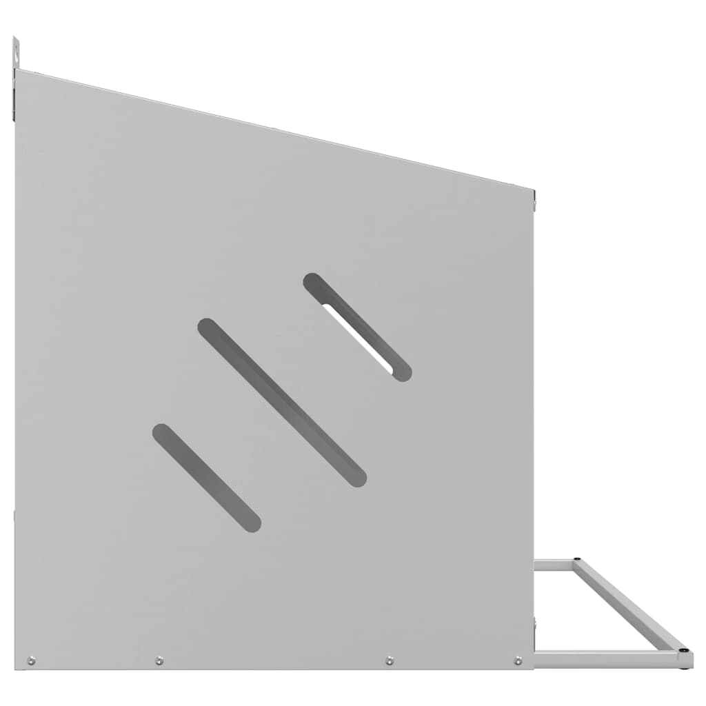 redekasse til høns med 4 rum galvaniseret sølvmetal