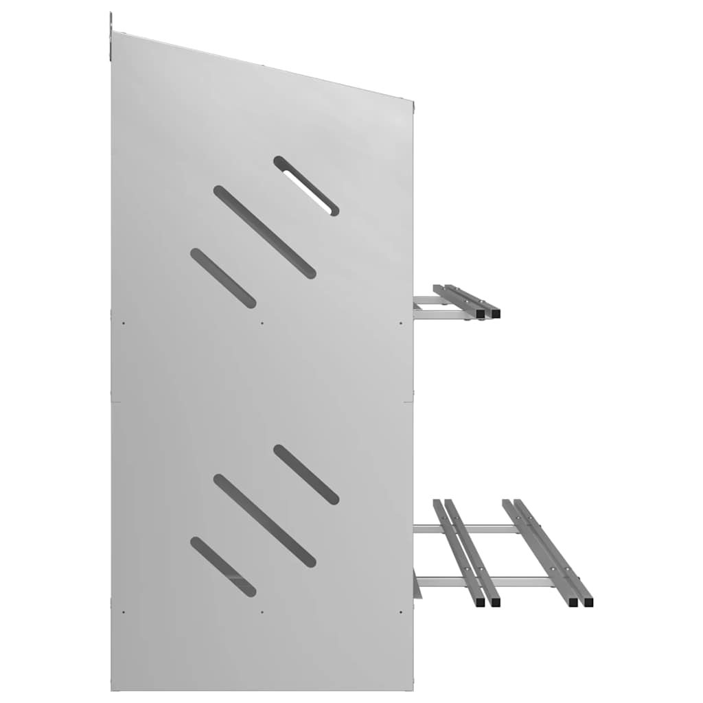 redekasse til høns med 6 rum galvaniseret sølvmetal