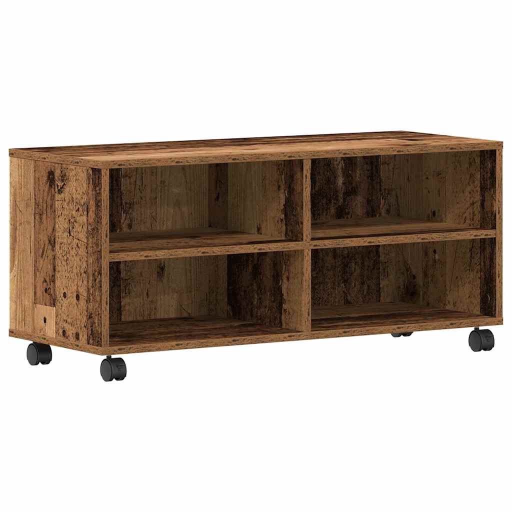TV-skab Brun 90 x 35 x 35 cm Konstrueret træ