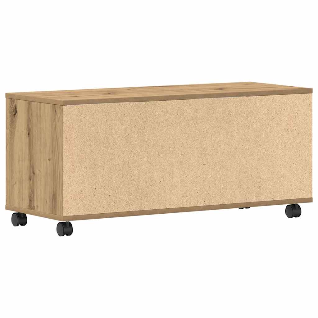 TV-skab Brun 90 x 35 x 35 cm Konstrueret træ