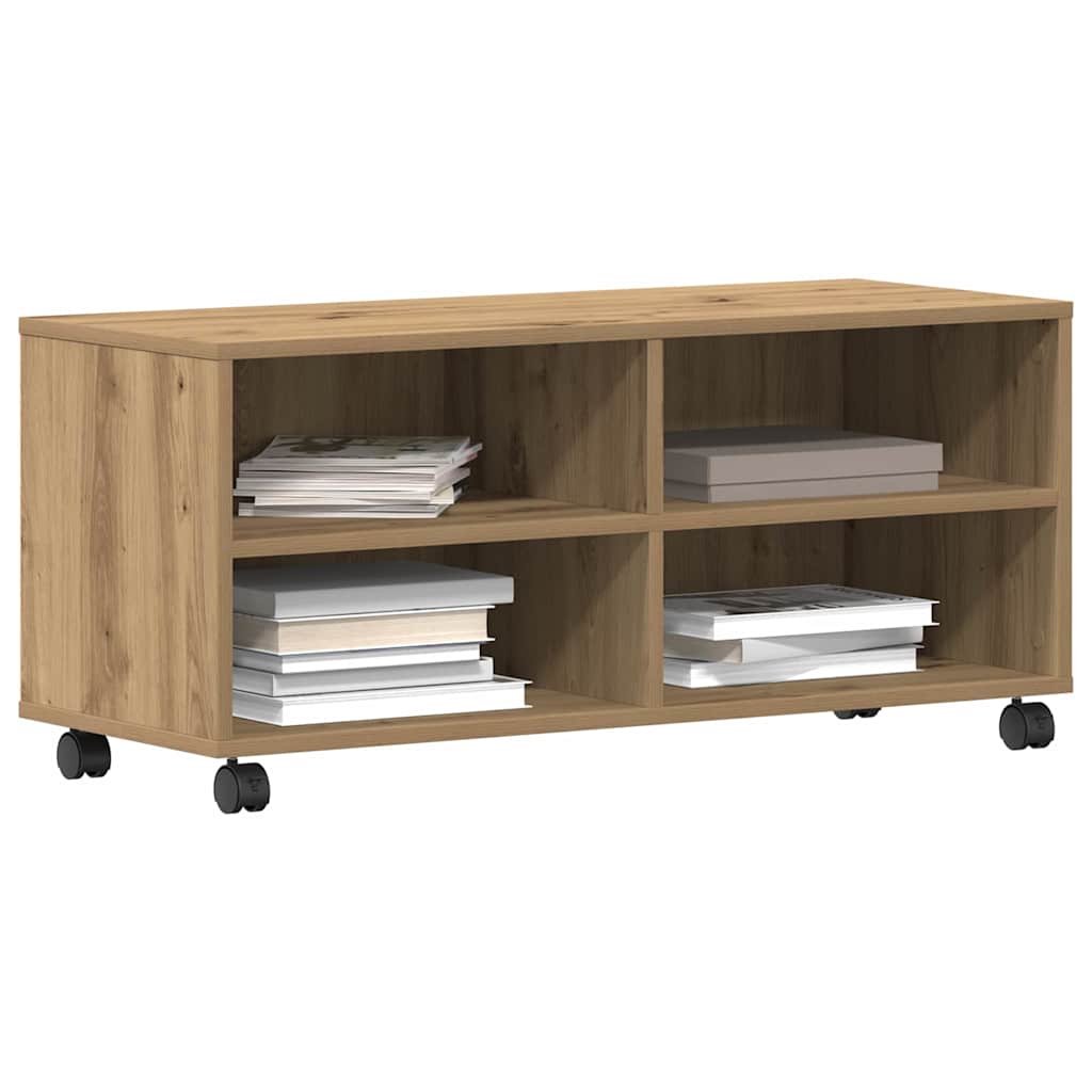 TV-skab Brun 90 x 35 x 35 cm Konstrueret træ
