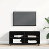 TV-skab Sort 90 x 35 x 35 cm Konstrueret træ