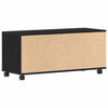 TV-skab Sort 90 x 35 x 35 cm Konstrueret træ