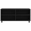 TV-skab Sort 90 x 35 x 35 cm Konstrueret træ