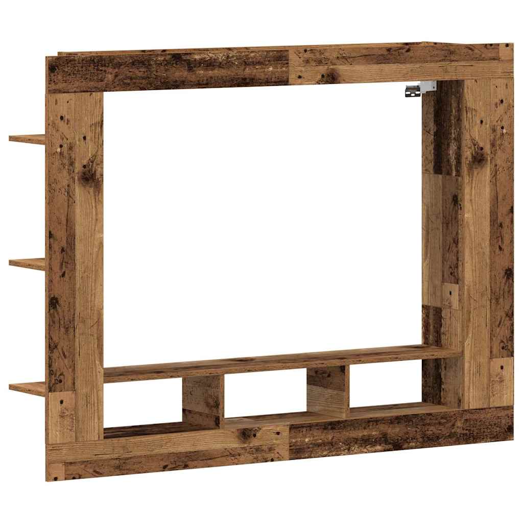 TV-skab Gammelt træ 152 x 22 x 113 cm Konstrueret træ