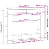 TV-skab artisan eg 152 x 22 x 113 cm Konstrueret træ