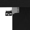 TV-skab Vægmonteret Sort eg 152 x 22 x 113 cm Konstrueret træ