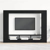 TV-skab Vægmonteret Sort eg 152 x 22 x 113 cm Konstrueret træ