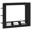 TV-skab Vægmonteret Sort eg 152 x 22 x 113 cm Konstrueret træ