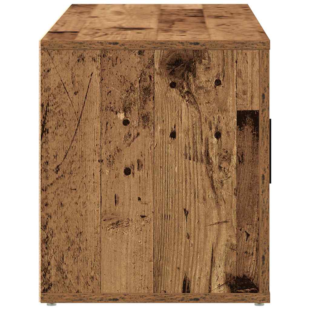 TV-skab Gammelt træ 100 x 35 x 40 cm Konstrueret træ