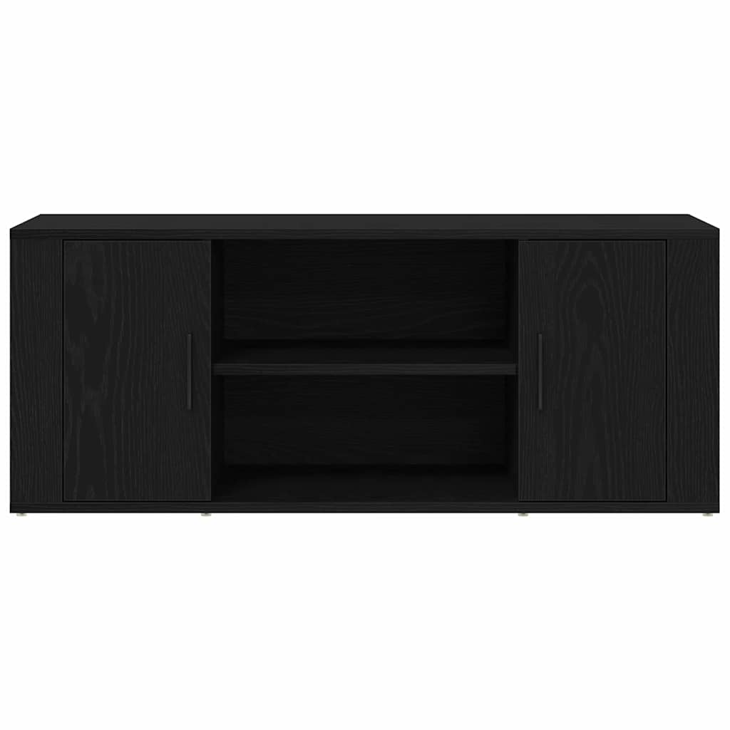 TV-skab Sort eg 100 x 35 x 40 cm Konstrueret træ