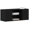 TV-skab Sort eg 100 x 35 x 40 cm Konstrueret træ