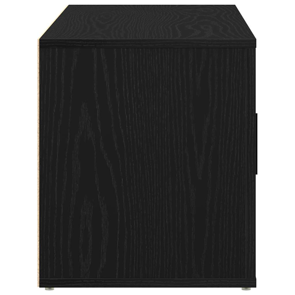 TV-skab Sort eg 100 x 35 x 40 cm Konstrueret træ