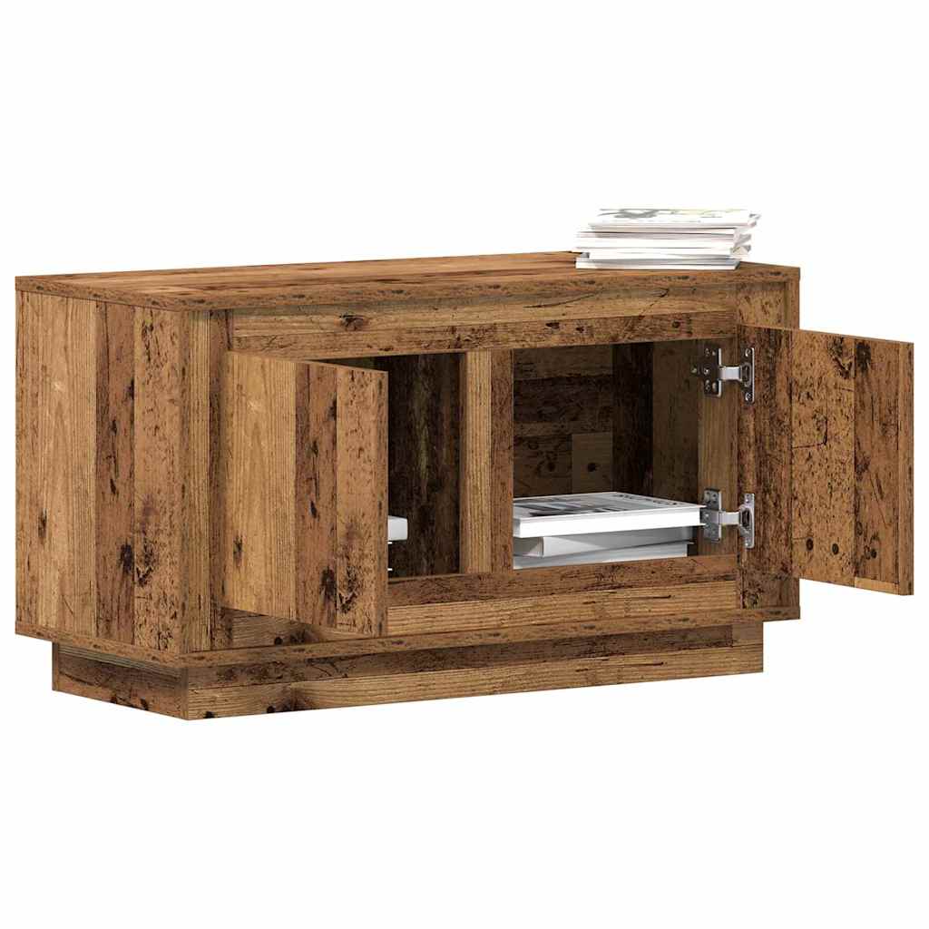 TV-skab Gammelt træ 80 x 35 x 45 cm Konstrueret træ