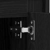 TV-skab Sort eg 80 x 35 x 45 cm Konstrueret træ