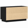 TV-skab Sort eg 80 x 35 x 45 cm Konstrueret træ