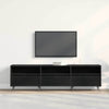 TV-skab Sort eg 150 x 30 x 44.5 cm Konstrueret træ