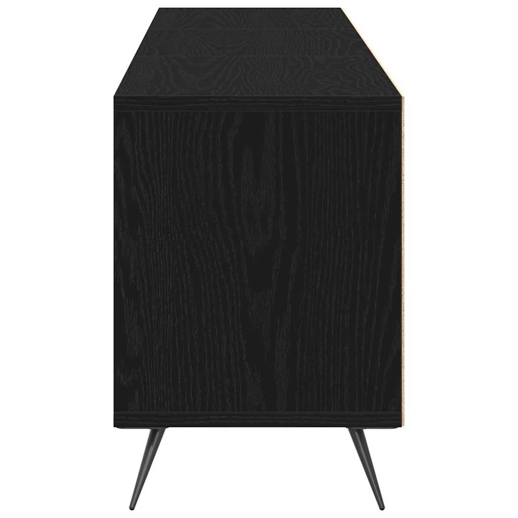 TV-skab Sort eg 150 x 30 x 44.5 cm Konstrueret træ
