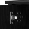TV-skab Sort eg 80 x 40 x 50 cm Konstrueret træ