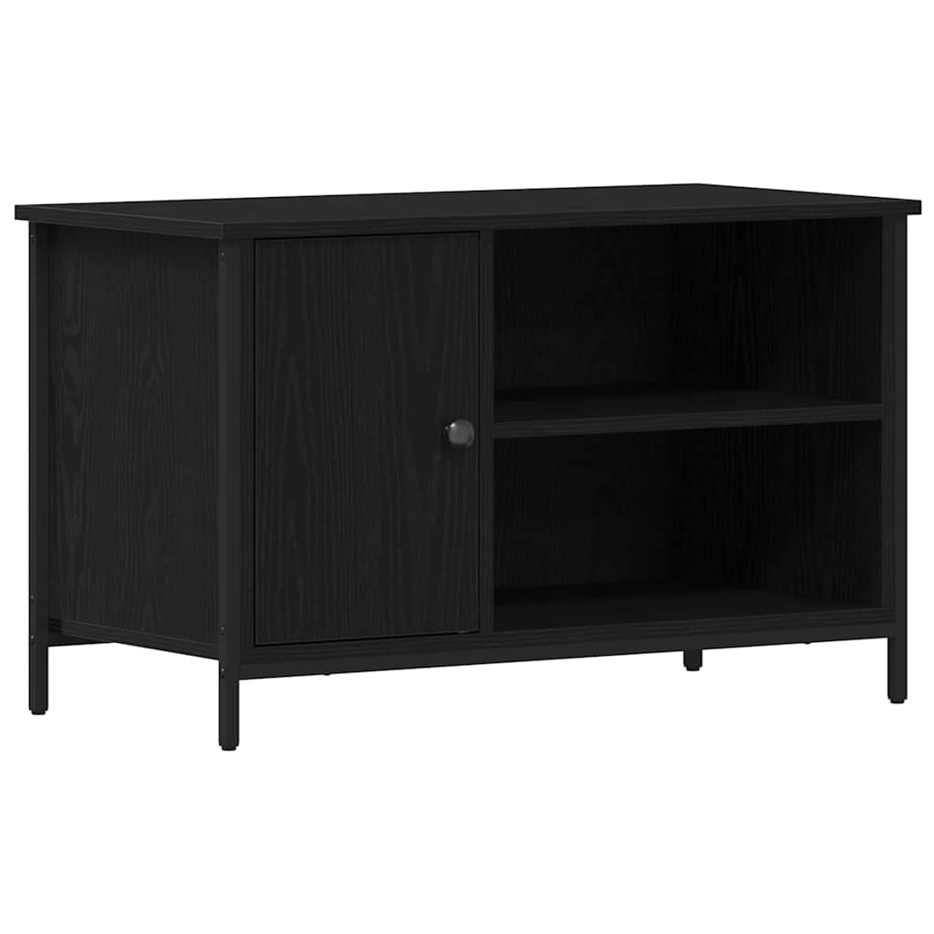 TV-skab Sort eg 80 x 40 x 50 cm Konstrueret træ