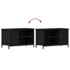 TV-skab Sort eg 80 x 40 x 50 cm Konstrueret træ