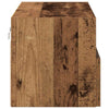 TV vægskab 2 pcs Gammelt træ 100 x 30 x 30 cm Konstrueret træ