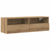 TV vægskab 2 pcs artisan eg 100 x 30 x 30 cm Konstrueret træ