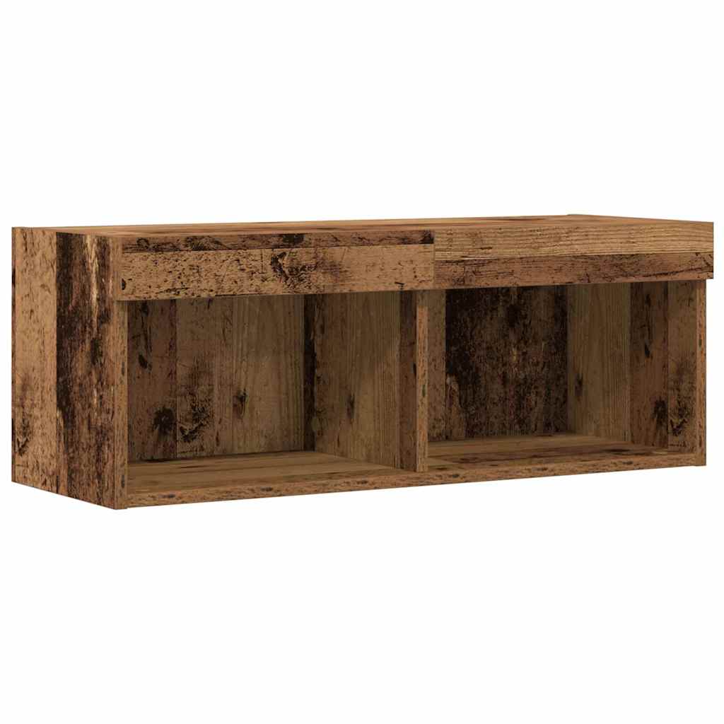 TV-skab 2 pcs Gammelt træ 80 x 30 x 30 cm Konstrueret træ