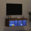 TV-skab Vægmonteret artisan eg 80 x 30 x 30 cm Konstrueret træ