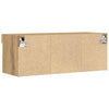 TV-skab 2 pcs Artisan Egetræ 80 x 30 x 30 cm Konstrueret træ