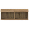 TV-skab 2 pcs Artisan Egetræ 80 x 30 x 30 cm Konstrueret træ