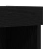 TV-skab Vægmonteret Sort eg 80 x 30 x 30 cm Konstrueret træ