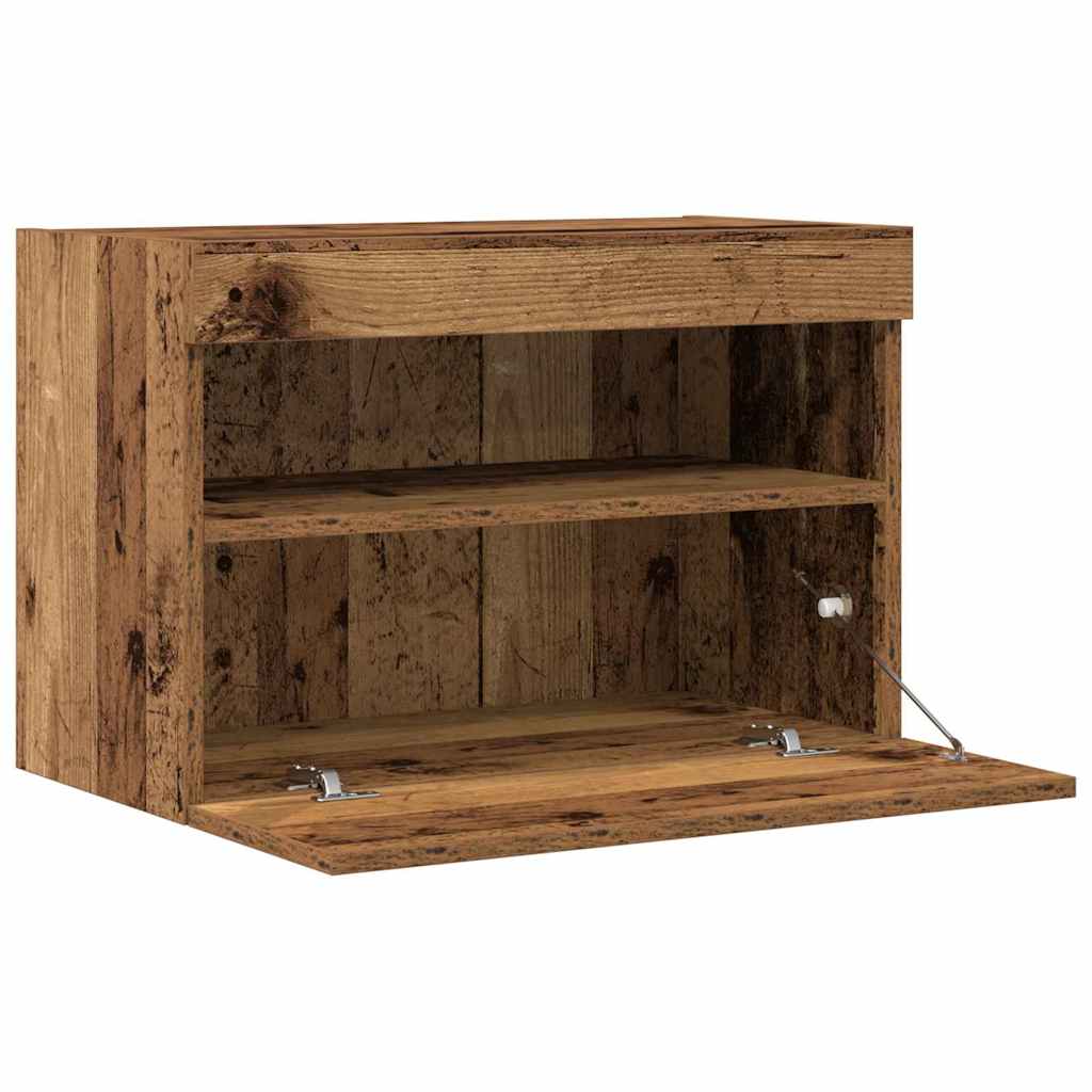 TV vægskab Gammelt træ 60 x 30 x 40 cm Konstrueret træ
