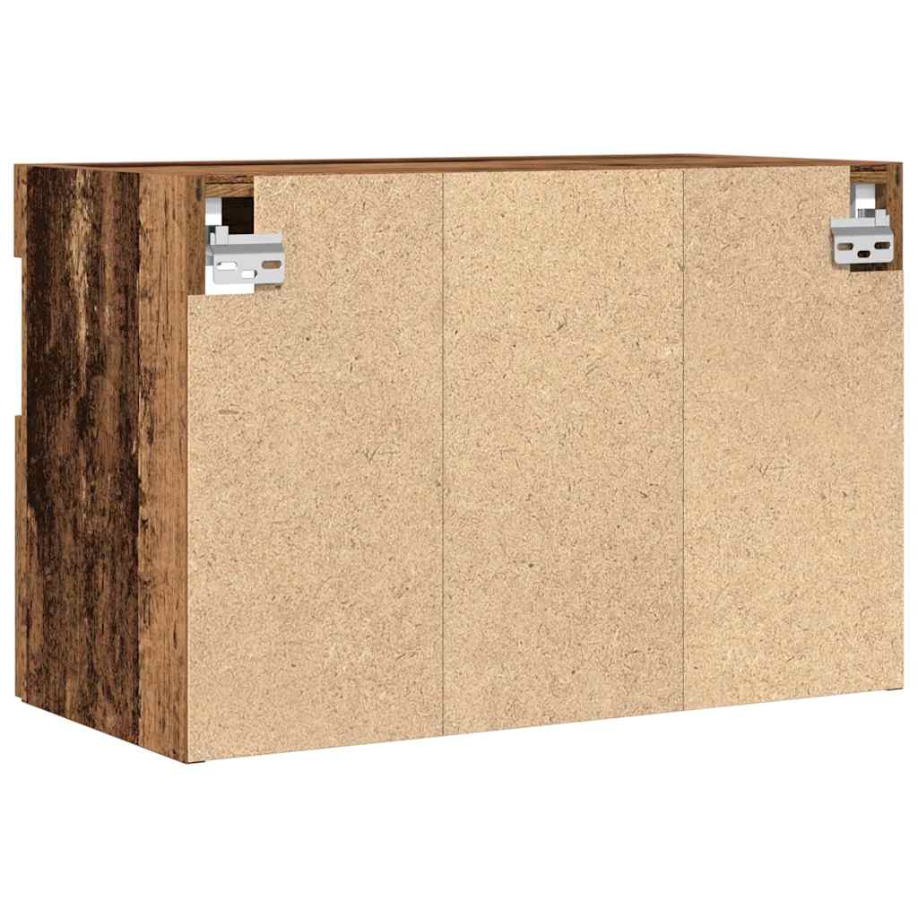 TV vægskab Gammelt træ 60 x 30 x 40 cm Konstrueret træ