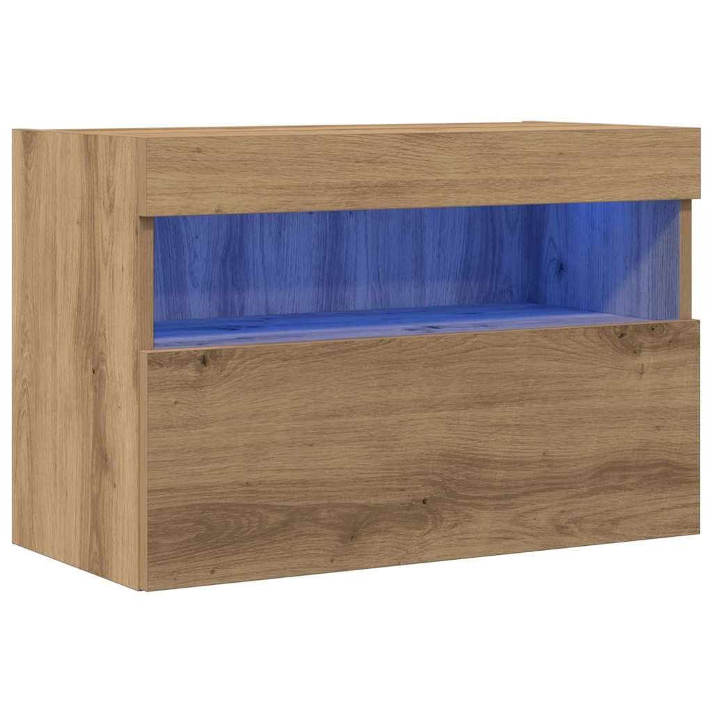 TV vægskab artisan eg 60 x 30 x 40 cm Konstrueret træ