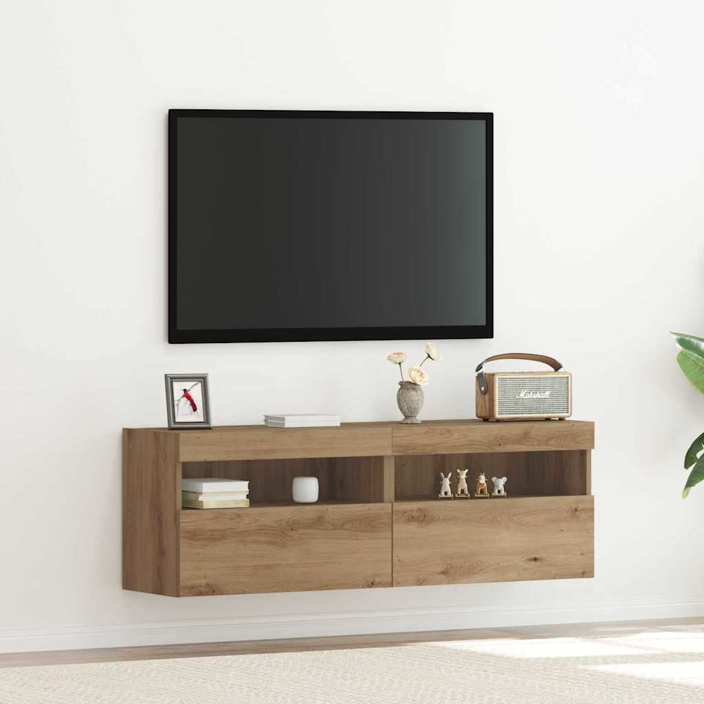 TV vægskab artisan eg 60 x 30 x 40 cm Konstrueret træ