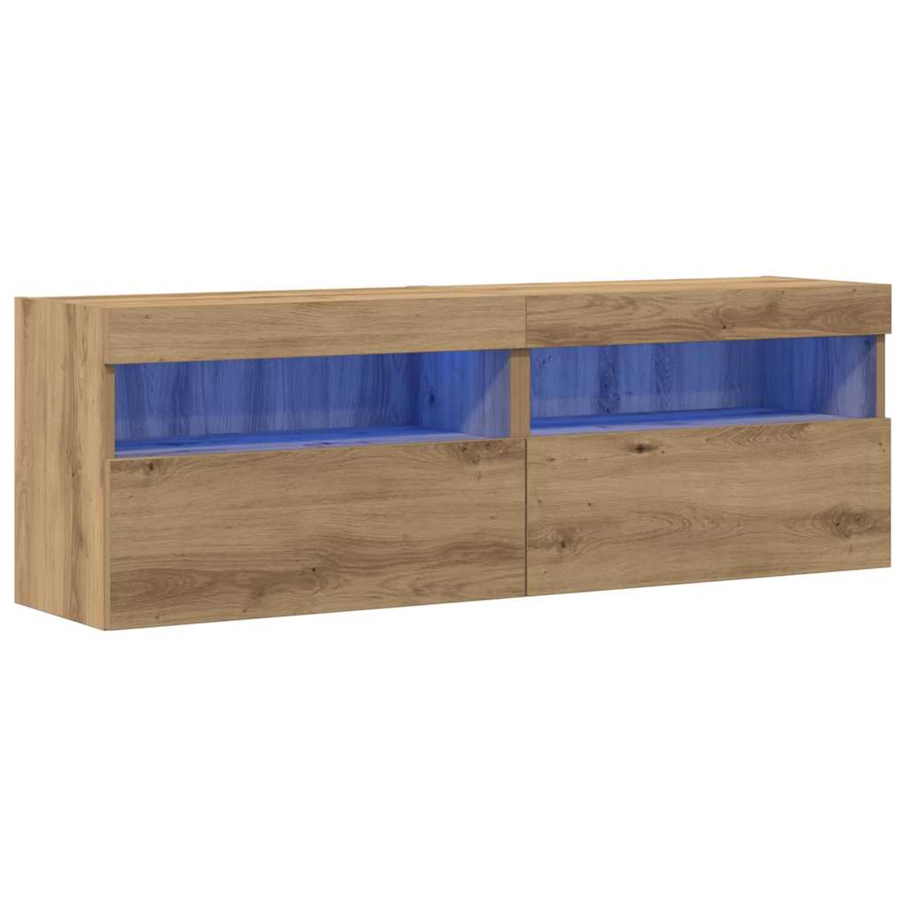 TV vægskab artisan eg 60 x 30 x 40 cm Konstrueret træ