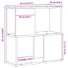 Underholdningscenter Sort 60 x 24 x 63 cm Konstrueret træ