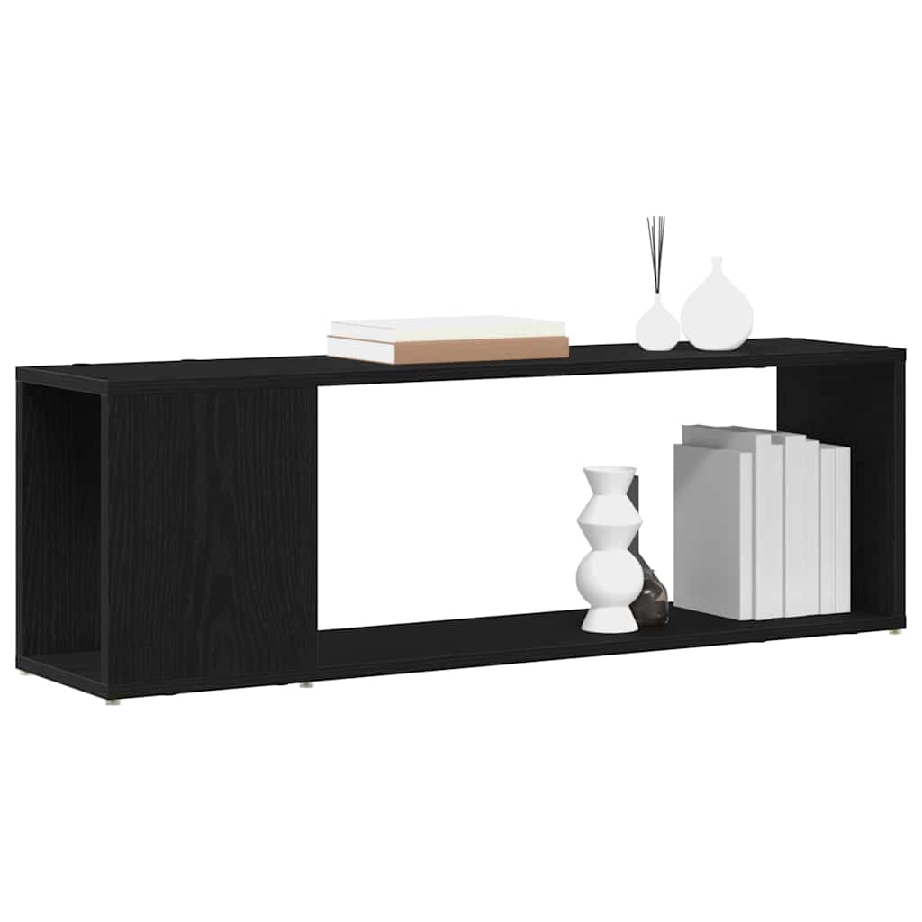 Underholdningscenter Sort 100 x 24 x 32 cm Konstrueret træ
