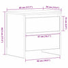 Natskab Gammelt træ 45 x 34 x 44.5 cm Konstrueret træ