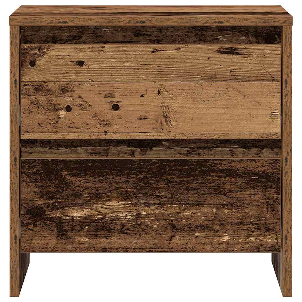 Natskab 2 pcs Gammelt træ 45 x 34 x 44.5 cm Konstrueret træ