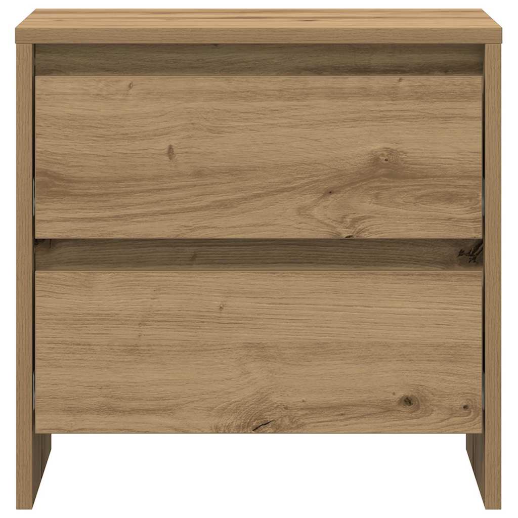 Natskab 2 pcs artisan eg 45 x 34 x 44.5 cm Konstrueret træ