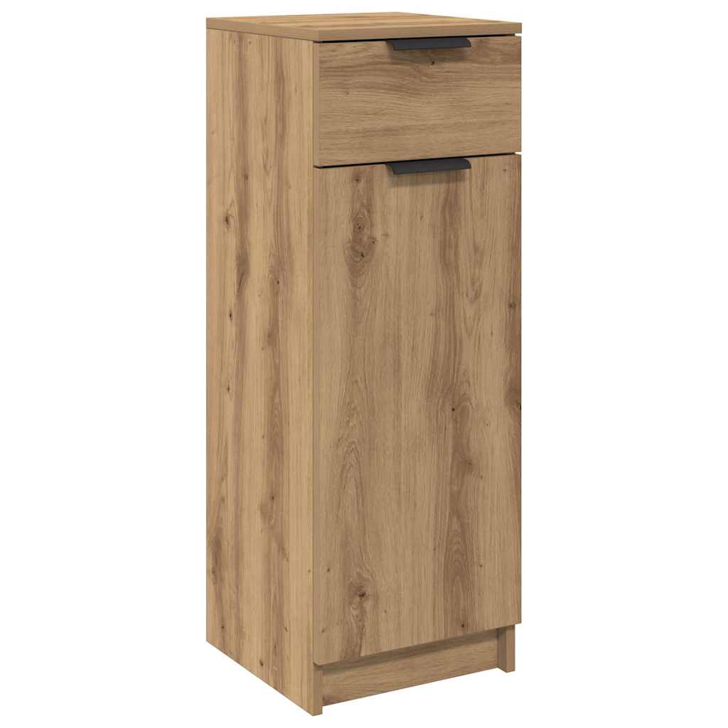 Badeværelsesskab artisan eg 32 x 34 x 90 cm Konstrueret træ