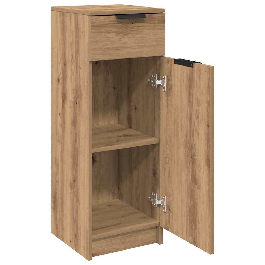 Badeværelsesskab artisan eg 32 x 34 x 90 cm Konstrueret træ