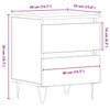 Natskab 2 pcs Gammelt træ 40 x 35 x 50 cm Konstrueret træ
