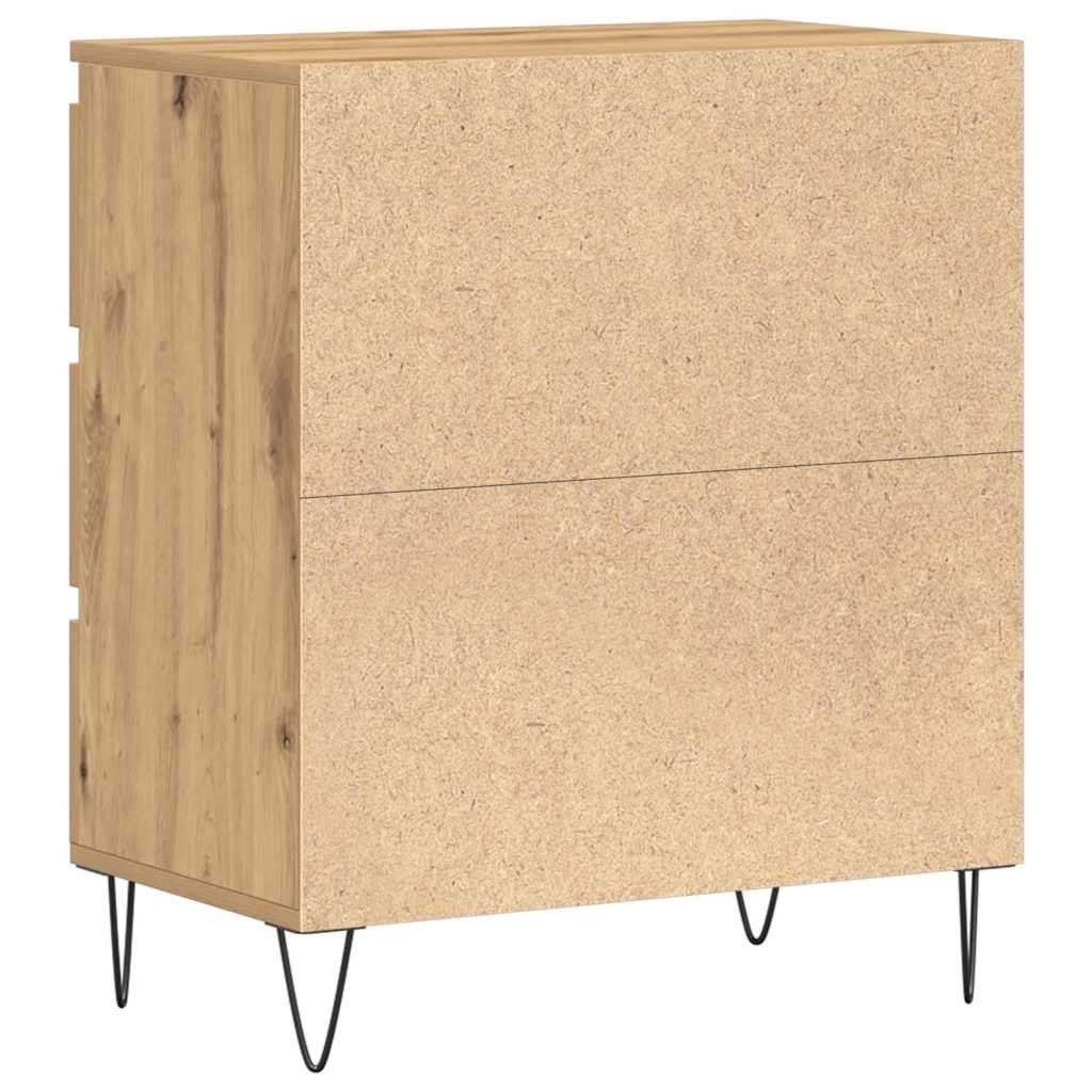 Sideboard med skuffe artisan eg 60 x 35 x 70 cm Konstrueret træ