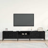 TV-skab med skuffe Sort eg 200 x 25 x 44 cm Konstrueret træ