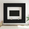 TV-møbelsæt 8 pcs Sort eg 100 x 30 x 30 cm Konstrueret træ