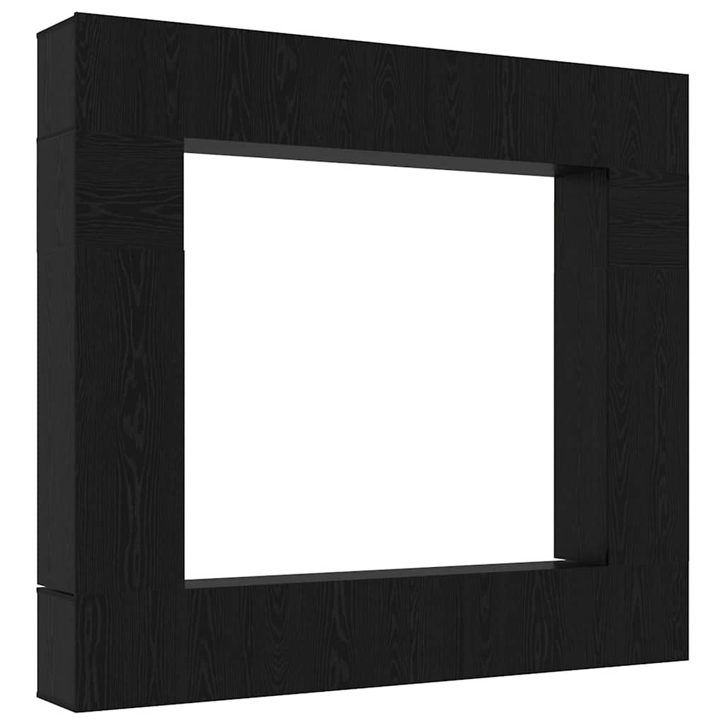 TV-møbelsæt 8 pcs Sort eg 100 x 30 x 30 cm Konstrueret træ