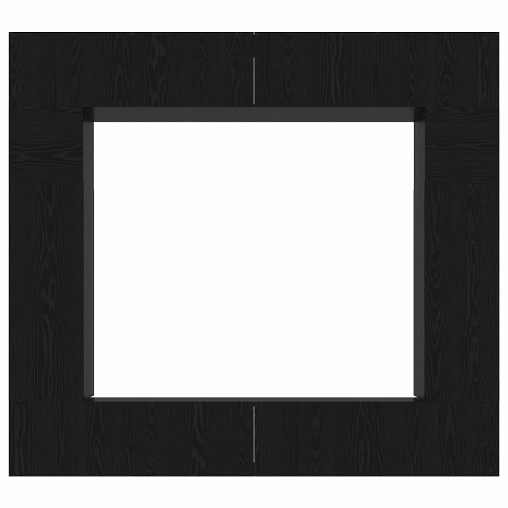 TV-møbelsæt 8 pcs Sort eg 100 x 30 x 30 cm Konstrueret træ